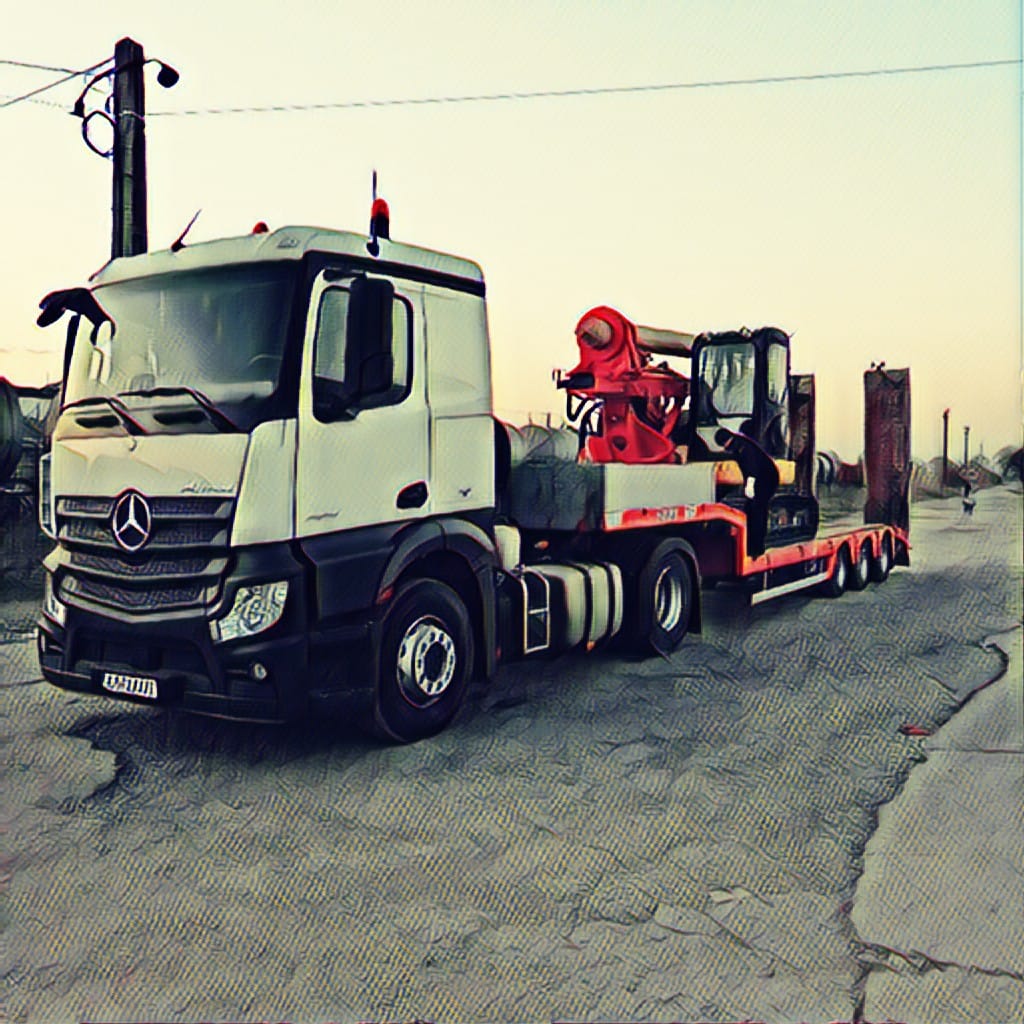 Piloti forati Iasi - Mobilizare națională rapidă pe trailer standard – utilajele PiloFor ajung oriunde în țară.